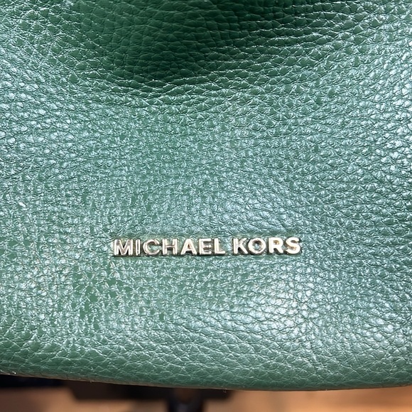 Michael Kors Hunter Green Medium Sized Hobo Bag - Picture 7 of 14
